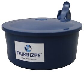FAIRBIZPS Spitting Mug Spit Box Plastic Spit Mug Leakproof Spitton Mug with Lid Sputum Plastic Cover (300ml) Blue
