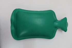 FAIRBIZPS Hot Water Bag for Pain Relief Large Capacity Manual Hot Water Bag for Back Pain, Period Pain, Neck (GREEN)