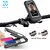 Hold Up Bike Phone Mount Waterproof Cell Phone Holder 360 Rotation Motorcycle Phone Case Universal Bicycle Handlebar Phone Mount With Sensitive Touch Screen Fit