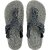 OLIVER WALK Convenient Flip Flop For Men - Grey(Black) (Pack of 2)