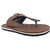 OLIVER WALK Graceful Flip Flop For Men - Brown (Pack of 2)