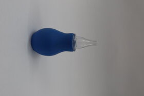FAIRBIZPS Nasal Aspirator Nose cleaner Aspirator Nasal BPA Free Soft Silicone Nozzle Mucus Remover for Baby (BLUE)