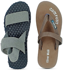 OLIVER WALK Sandal for Men (Pack of 2)