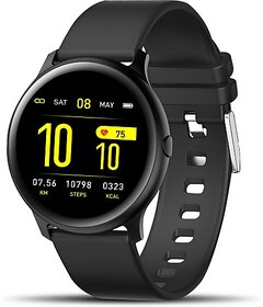 Gionee Gbuddy StyleFit Alpha GSW7 Unisex Smart Watch with IP67 Water Proof, Heart Rate Monitor (Black Strap, Regular).
