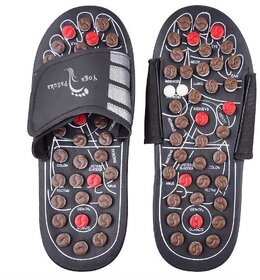 Manual Spring Acupressure and Magnetic Therapy Paduka Slippers for Full Body Blood Circulation Natural Slippers For Men and Women