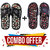 Acupressure Yoga Paduka Power Foot Mat Full Body Relaxer Natural Leg Foot Massager Slippers Massager Combo (Black) (Pack of-2)