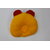 FAIRBIZPS Pillow  New Born Baby, Ideal for Round Head Shaping with Foam Cotton0 - 12 months (ORANGE FACE WITH RED EARS)