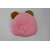 FAIRBIZPS Pillow New Born Baby, Ideal for Round Head Shaping with Foam Cotton0 - 12 months (PINK FACE WITH BROWN EARS)