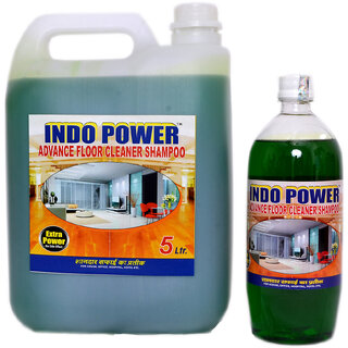 INDOPOWER ACc112-ADVANCE FLOOR CLEANER SHAMPOO JASMEIN (1ltr.+ 5ltr.) COMBO PACK