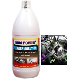 INDOPOWER ACc152-FOGGER SOLUTION Anti Germ Clean (Interior Exterior  Home & Cars )  1ltr.