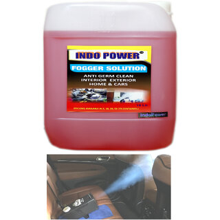 INDOPOWER ACc161-FOGGER SOLUTION Anti Germ Clean (Interior Exterior  Home & Cars )  10ltr.