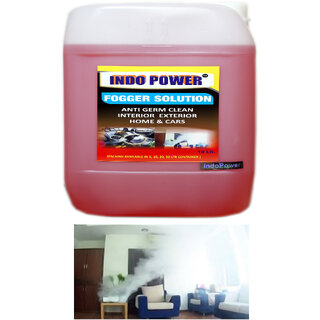 INDOPOWER ACc162-FOGGER SOLUTION Anti Germ Clean (Interior Exterior  Home & Cars )  10ltr.