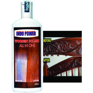 INDOPOWER ACc237-Wooden polish All In One 200ml.