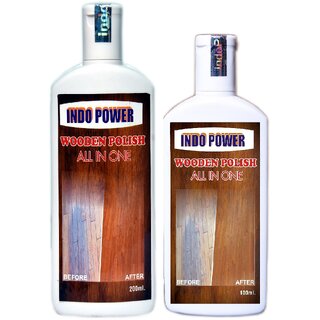 INDOPOWER ACc317-Wooden polish All In One 100ml+200ml.