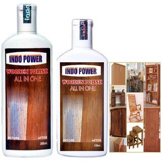 INDOPOWER ACc320-Wooden polish All In One 100ml+200ml.