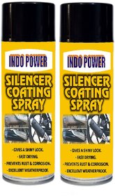 INDOPOWER  AP1557- SILENCER COATING SILVER (2pcx500ml.)Pack