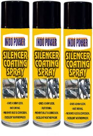 INDOPOWER  AP1576- SILENCER COATING SILVER (3pcx500ml.)Pack