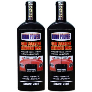 INDO POWERAOo30- CAR SCRATCH REMOVER WAX   ( 2pc x 100ml).