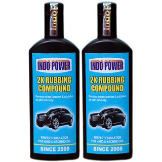 INDO POWERAOo72- 2K RUBBING COMPOUND   ( 2pc x 100ml).