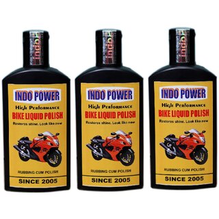 INDO POWERAOo121- BIKE LIQUID POLISH( High Performance) ( 3pc x 100ml).