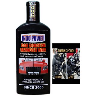 INDO POWERAOo230- CAR SCRATCH REMOVER WAX 100ml.