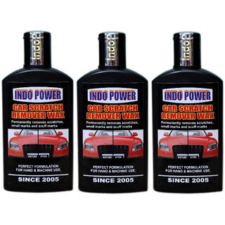 INDO POWERAOo261- CAR SCRATCH REMOVER WAX   ( 3pc x 100ml).