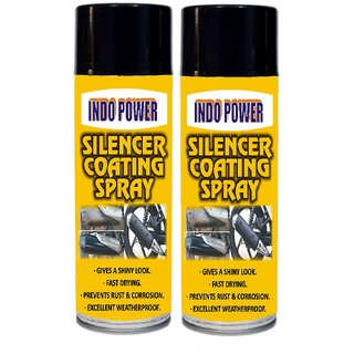 INDOPOWER  AP1561- SILENCER COATING SILVER (2pcx500ml.)Pack