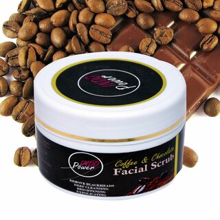 INDOPOWER AKk22 -COFFEE & CHOCOLATE FACIAL SCRUB 100g.