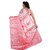SVB Pink Taffeta Paper Silk Saree Without Blouse