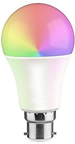 7-in-1 Multicolour LED Bulb - 9W Auto  Manual Color Changing, Energy-Saving Long Life