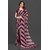Multicolour Pure Georgette Printed Saree With Blouse Piece