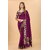 Purple Colour Vichitra Silk Embroidried Sarees