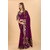 Purple Colour Vichitra Silk Embroidried Sarees