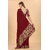Maroon Colour Vichitra Silk Embroidried Sarees