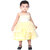 Kid Kupboard  Baby Girls  Frock  Pure Cotton  Light Yellow  Sleeveless  Pack of 1