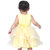 Kid Kupboard  Baby Girls  Frock  Pure Cotton  Light Yellow  Sleeveless  Pack of 1