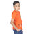 Kid Kupboard  Boys  T-Shirt  Pure Cotton  Orange  Half-Sleeves  Pack of 1