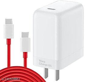 Oneplus Charger With C TypeC Cable Fast Warp Charger For Cellular Phones & Fast Charging