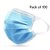3ply Water Resistant Disposable Filter Protection Breathable Dust Proof 100