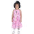 Kid Kupboard Baby Girls Frock Pure Cotton, Light Pink, Sleeveless, Round Neck