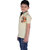 Kid Kupboard Cotton Boys T-Shirt Dark Yellow, Half-Sleeves, Collared Neck