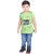 Kid Kupboard Cotton Boys T-Shirt Light Green, Half-Sleeves, Round Neck