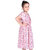 Kid Kupboard Cotton Girls Solid Frock Light Pink, Half-Sleeves, Round Neck