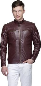 LAMBENCY Full Sleeve Solid Men Biker/Riding Jacket