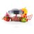 FAIRBIZPS Plastic Vegetable Chopper Manual Vegetables and Dry Fruits Hand Cutter with 3 Stainless Steel Sharp Blade