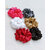 6 Big Hair Scrunchies Satin Elastics Large Hair Scrunchy Bands Women Soft Hair Ties, 6 Colors Rubber Band (Multicolor)