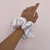 6 Big Hair Scrunchies Satin Elastics Large Hair Scrunchy Bands Women Soft Hair Ties, 6 Colors Rubber Band (Multicolor)