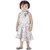 Kid Kupboard Baby Girls Solid Frock Pure Cotton, Beige, Sleeveless, Round Neck