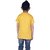 Kid Kupboard Cotton Boys T-Shirt Yellow, Half-Sleeves, Round Neck