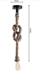 Pendant Rope Light , Ceiling Hanging Light for Home Decoration , Wall Hanging Lamp